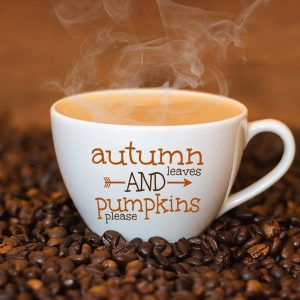 Autumn leaves and pumpkins please print and svg