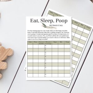 Eat Sleep Poop Chart